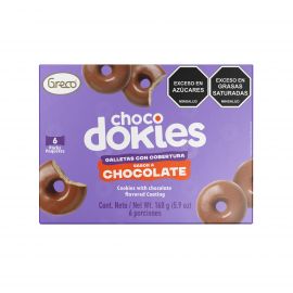 Choco Dokies con cobertura sabor a chocolate Choco Dokies 